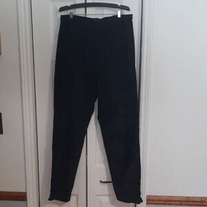 Womens suede Black Pants